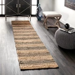 NuLOOM Hand Loomed Sandy Jute Area Rug New Arrivals