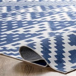 NuLOOM Jagged Modern Trellis Washable Area Rug