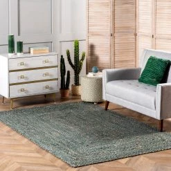 NuLOOM Bedroom Hand Braided Otelia Denim And Jute Area Rug 53 NuLOOM Bedroom Hand Braided Otelia Denim And Jute Area Rug