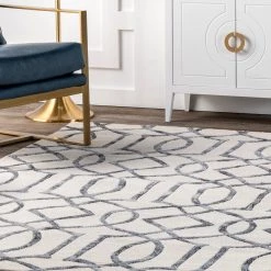 NuLOOM Hand Tufted Syreeta Trellis Contemporary