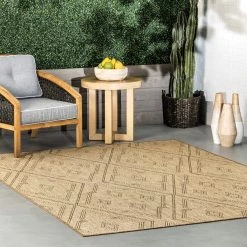NuLOOM New Arrivals Latia Double Diamond Indoor/Outdoor Area Rug