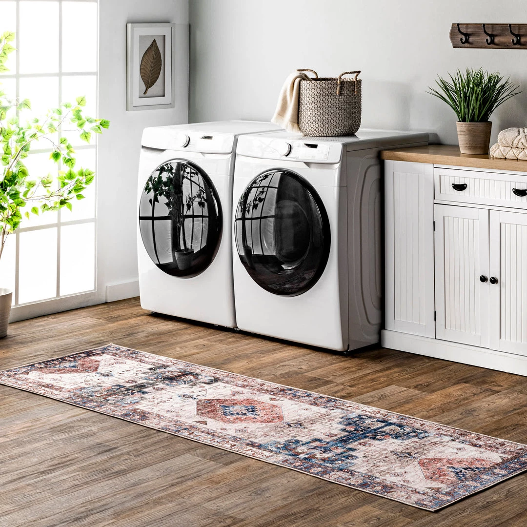 NuLOOM Eliza Machine Washable Traditional Medallion Area Rug New Arrivals 10 NuLOOM Eliza Machine Washable Traditional Medallion Area Rug New Arrivals