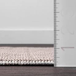 NuLOOM Maverick Textured Moroccan Bath Mat Small