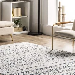 NuLOOM New Arrivals Tina Textured Geometric Banded Area Rug 35 NuLOOM New Arrivals Tina Textured Geometric Banded Area Rug
