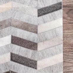 NuLOOM Dining Room Handmade Cowhide Mitch Area Rug 7 NuLOOM Dining Room Handmade Cowhide Mitch Area Rug