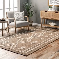 NuLOOM New Arrivals Ricki Hand Woven Tribal Flatweave Area Rug
