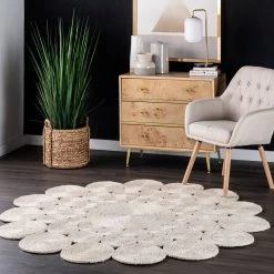 NuLOOM Eden Circle Braided Jute Area Rug New Arrivals