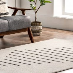 NuLOOM Jules Hand Hooked Wool And Cotton Diamond Area Rug