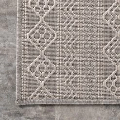 NuLOOM New Arrivals Devon Geometric Stiped Indoor/Outdoor Area Rug