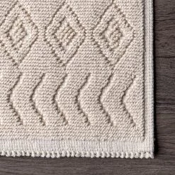 NuLOOM New Arrivals Ethan Textured Trellis Bath Mat