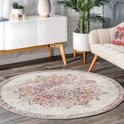 NuLOOM Vintage Medallion Leola Area Rug