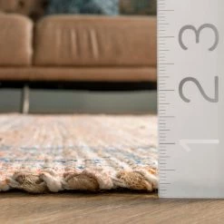 NuLOOM New Arrivals Zarina Vintage Medallion Tassel Flatweave Area Rug