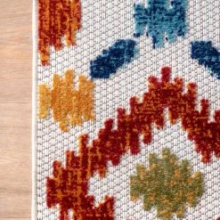 NuLOOM Indoor/Outdoor Transitional Labyrinth Area Rug