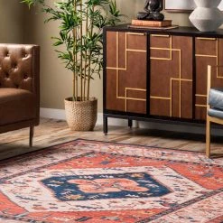 NuLOOM Tribal Medallion Washable Area Rug 18 NuLOOM Tribal Medallion Washable Area Rug