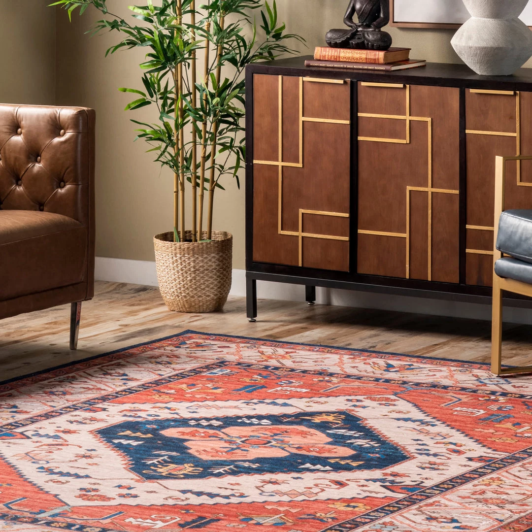 NuLOOM Tribal Medallion Washable Area Rug 9 NuLOOM Tribal Medallion Washable Area Rug