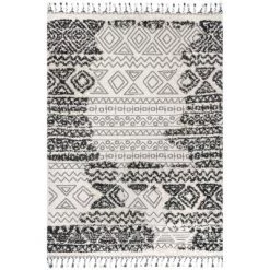 NuLOOM Saylor Carved Shaggy Tribal