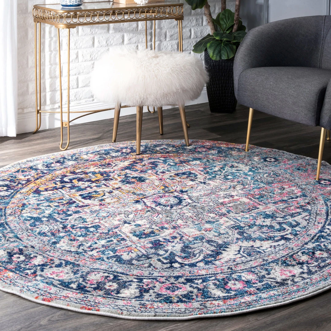 NuLOOM Best Sellers Vintage Lilah Medallion Area Rug 11 NuLOOM Best Sellers Vintage Lilah Medallion Area Rug