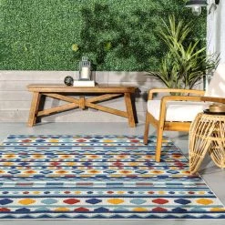 NuLOOM Bea Geometric Bohemian Indoor/Outdoor Area Rug