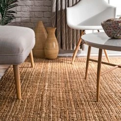 NuLOOM Best Sellers Ashli Solid Jute Area Rug