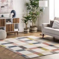 NuLOOM Marisa Vintage Plaid Area Rug New Arrivals