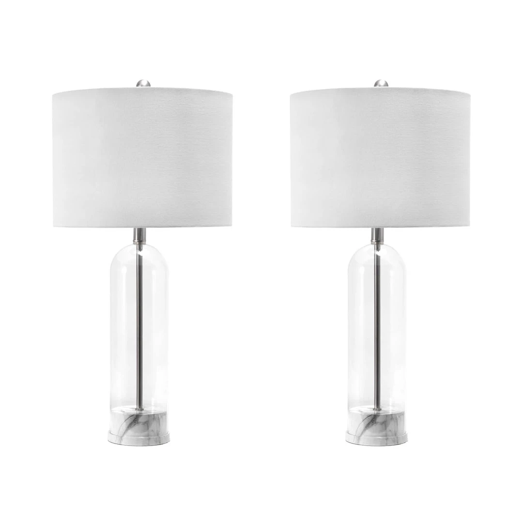 NuLOOM New Arrivals Bayhill 28" Glass Table Lamp 16 NuLOOM New Arrivals Bayhill 28" Glass Table Lamp