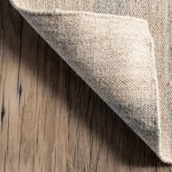 NuLOOM Jilly Handmade Wool And Cotton Flatweave Coastal Striped Area Rug New Arrivals