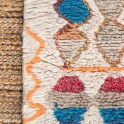 NuLOOM Living Room Hand Tufted Moroccan Helaine Shaggy Area Rug