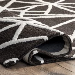 NuLOOM Berkley Hand Tufted Wool Abstract Contemporary Area Rug New Arrivals