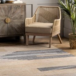 NuLOOM Vida Hand Woven Abstract Jute Tassel Area Rug
