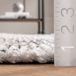 NuLOOM Mandi Soft Shag Abstract Fringe Area Rug New Arrivals