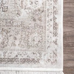 NuLOOM New Arrivals Vintage Medallion Cantrell Fringe Area Rug 26 NuLOOM New Arrivals Vintage Medallion Cantrell Fringe Area Rug