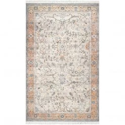 NuLOOM Madeline Hand Woven Flower Bud Flatweave Fringe Area Rug