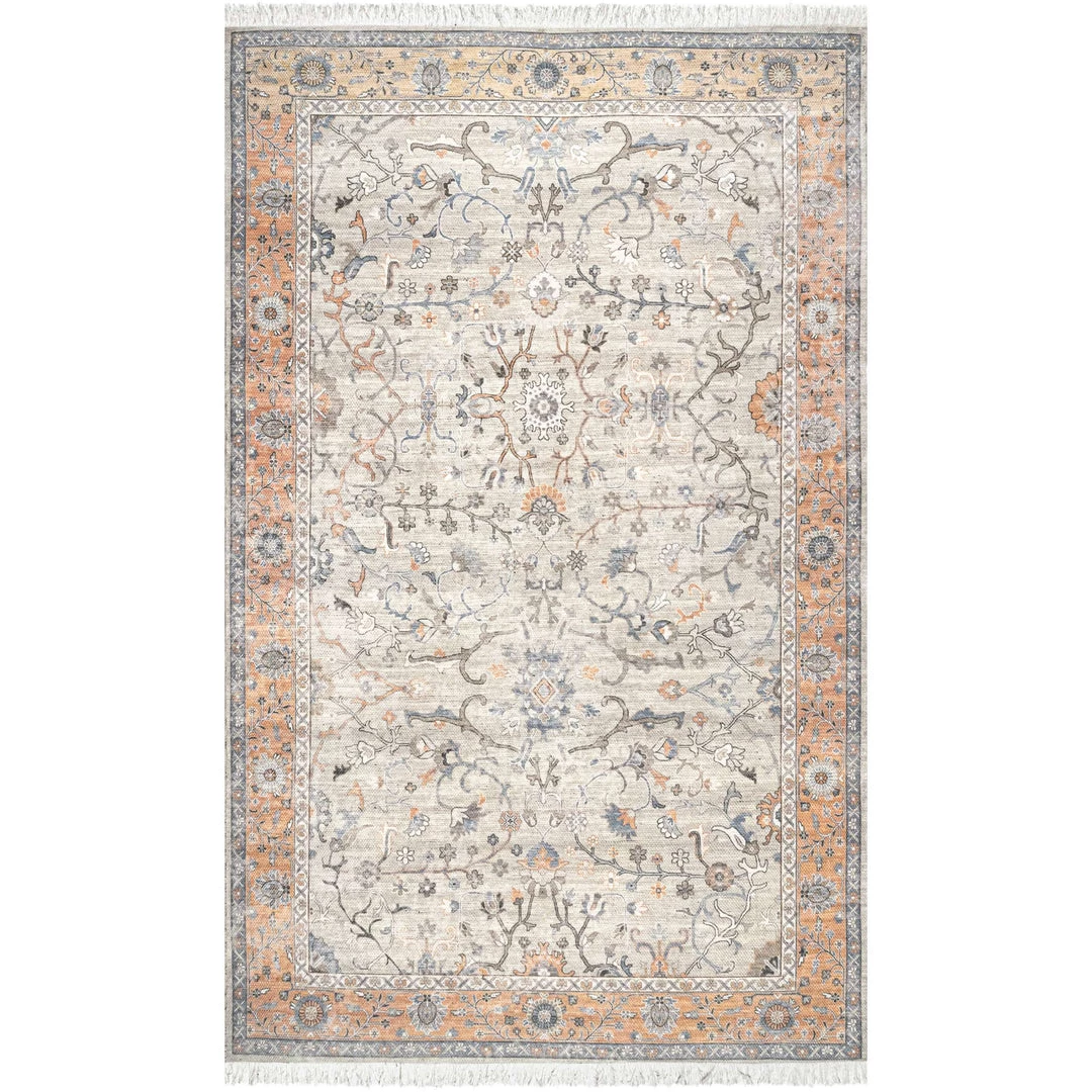 NuLOOM Madeline Hand Woven Flower Bud Flatweave Fringe Area Rug 1 NuLOOM Madeline Hand Woven Flower Bud Flatweave Fringe Area Rug