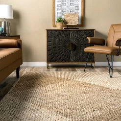 NuLOOM Lilah Hand Woven Jute And Cotton Plaid New Arrivals