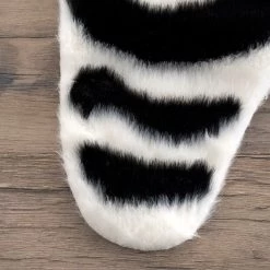 NuLOOM New Arrivals Jayla Machine Washable Zebra Faux Cowhide Area Rug