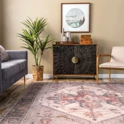 NuLOOM New Arrivals Gillian Vintage Medallion Area Rug 16 NuLOOM New Arrivals Gillian Vintage Medallion Area Rug
