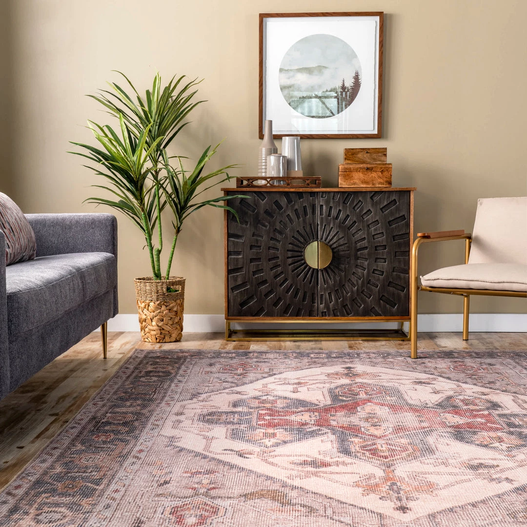 NuLOOM New Arrivals Gillian Vintage Medallion Area Rug 8 NuLOOM New Arrivals Gillian Vintage Medallion Area Rug