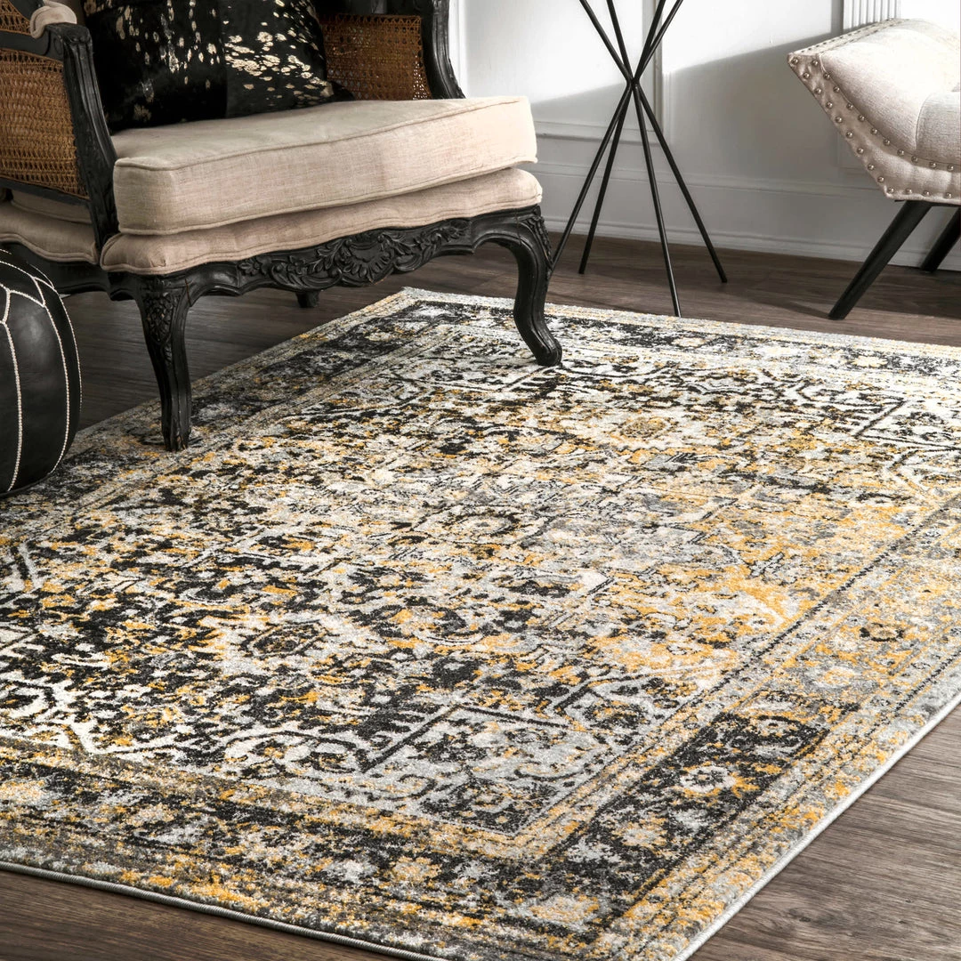 NuLOOM Best Sellers Vintage Lilah Medallion Area Rug 13 NuLOOM Best Sellers Vintage Lilah Medallion Area Rug
