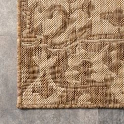 NuLOOM New Arrivals Lane Elegant Medallion Indoor/Outdoor Area Rug