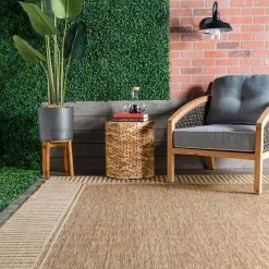 NuLOOM Asha Simple Border Indoor/Outdoor Area Rug New Arrivals 50 NuLOOM Asha Simple Border Indoor/Outdoor Area Rug New Arrivals