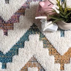 NuLOOM New Arrivals Rumi High-Low Chevron Tassel Area Rug