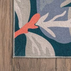 NuLOOM New Arrivals Victoria Machine Washable Floral Blossom Area Rug