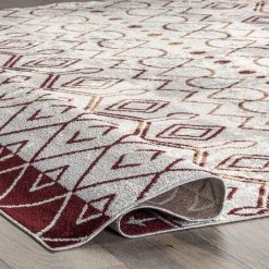 NuLOOM Audrey Machine Washable Geometric Moroccan Area Rug New Arrivals