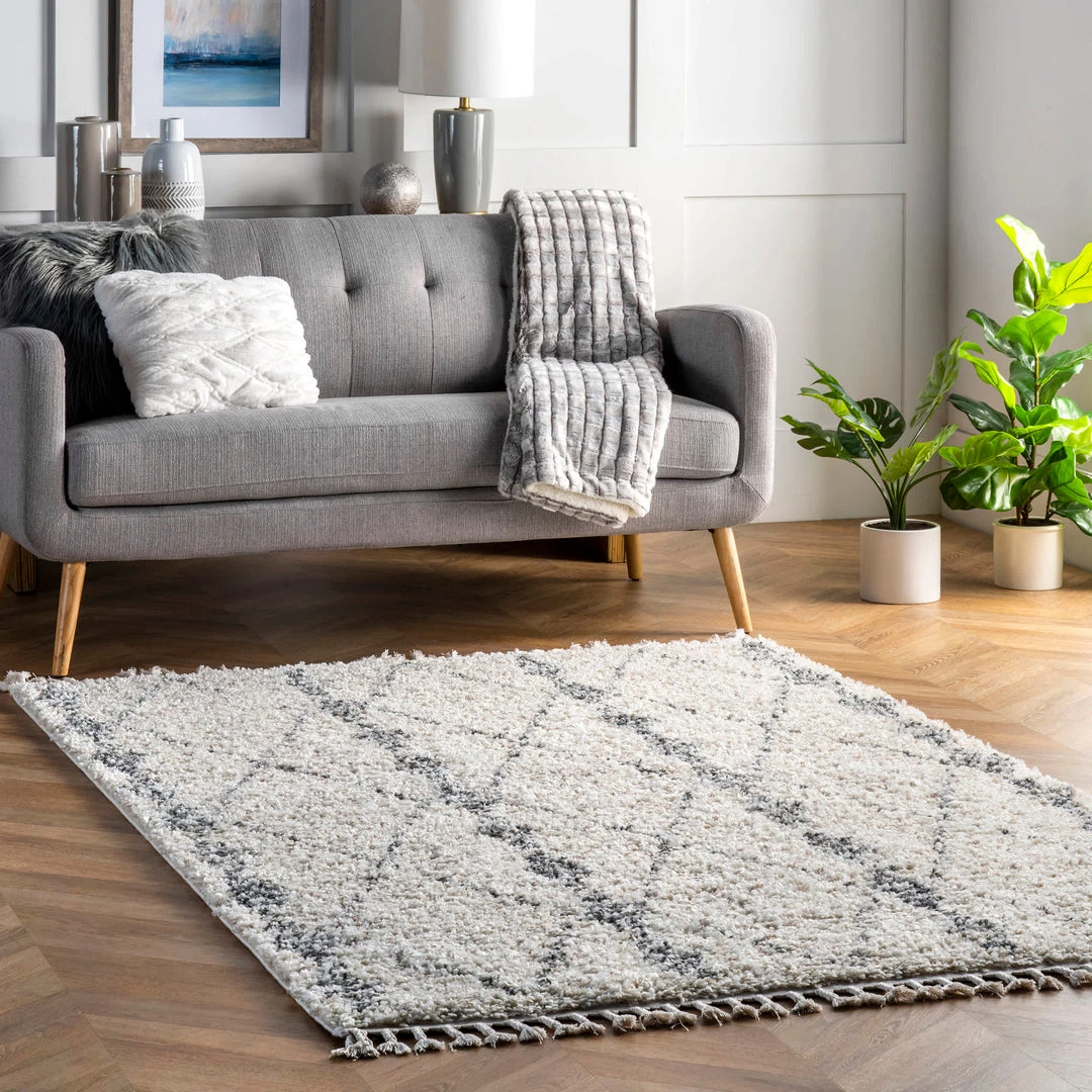NuLOOM New Arrivals Selah Geometric Shag Area Rug 12 NuLOOM New Arrivals Selah Geometric Shag Area Rug