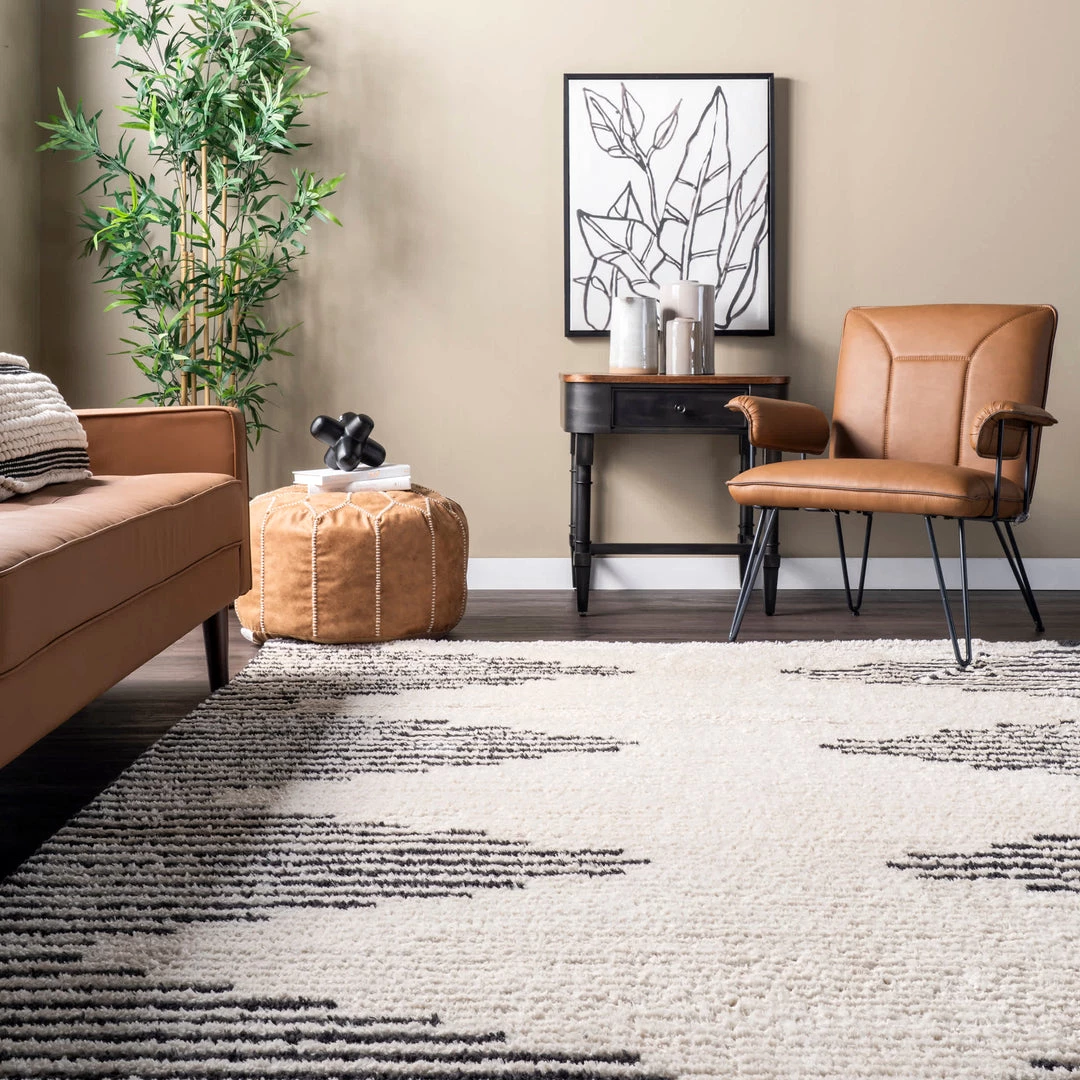 NuLOOM Morgan Contemporary Diamond Soft Shag Fringe Area Rug New Arrivals 8 NuLOOM Morgan Contemporary Diamond Soft Shag Fringe Area Rug New Arrivals