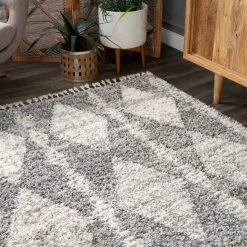 NuLOOM New Arrivals Selah Geometric Shag Area Rug 29 NuLOOM New Arrivals Selah Geometric Shag Area Rug