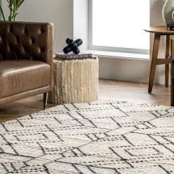 NuLOOM New Arrivals Carlina Modern Geometric Soft Shag Fringe Area Rug 18 NuLOOM New Arrivals Carlina Modern Geometric Soft Shag Fringe Area Rug