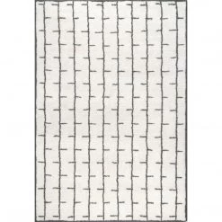 NuLOOM New Arrivals Zelda Machine Washable Wool Modern Geometric Area Rug