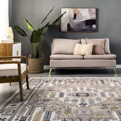 NuLOOM Jocelyn Global Inspired Medallion Fringe Area Rug