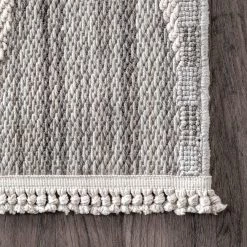 NuLOOM New Arrivals Marcy Geometric Tasseled Area Rug